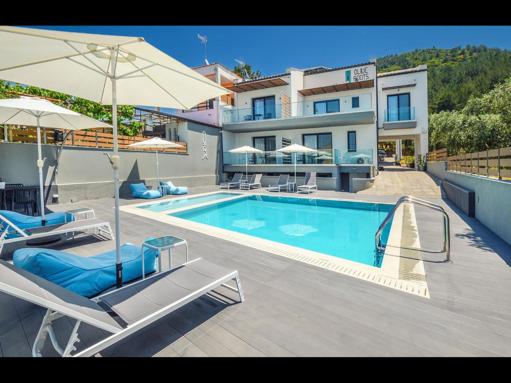 Olive Roots Hotel Skala Rachoni  Buitenkant foto