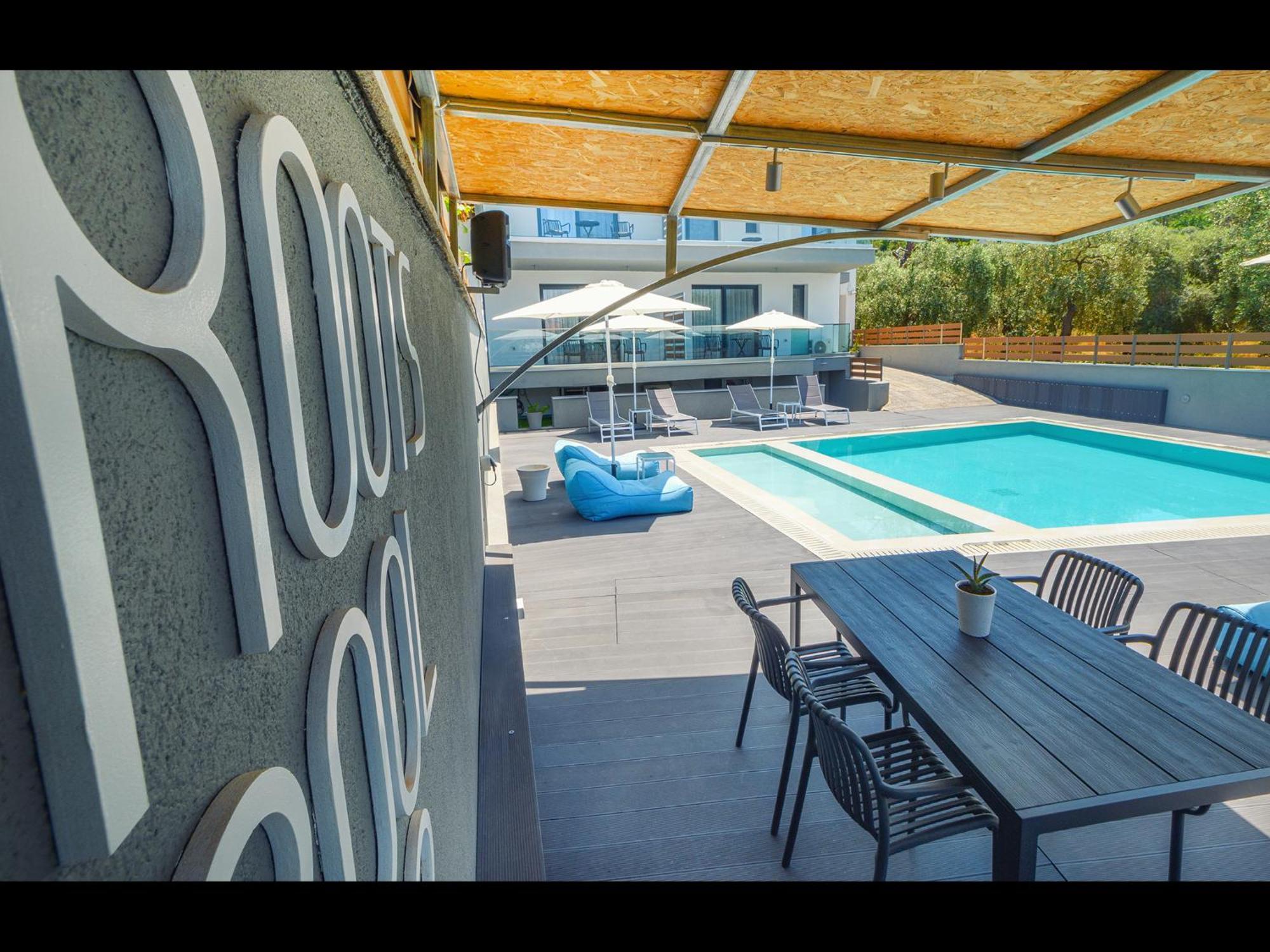 Olive Roots Hotel Skala Rachoni  Buitenkant foto